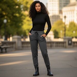 Majestic Filatures French Touch Gray Jogger Pants Women’s Small